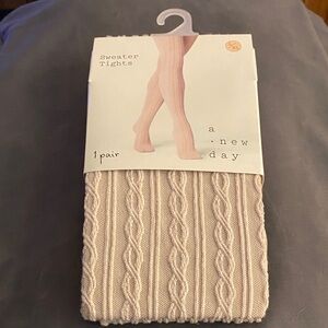A New Day Beige Sweater Tights